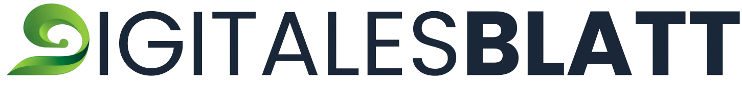 Webseiten-Logo DigitalesBlatt Header transparenter Zustand