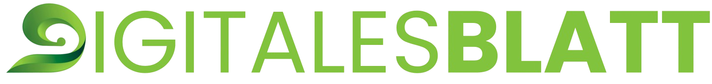 Webseiten-Logo DigitalesBlatt Header transparenter Zustand